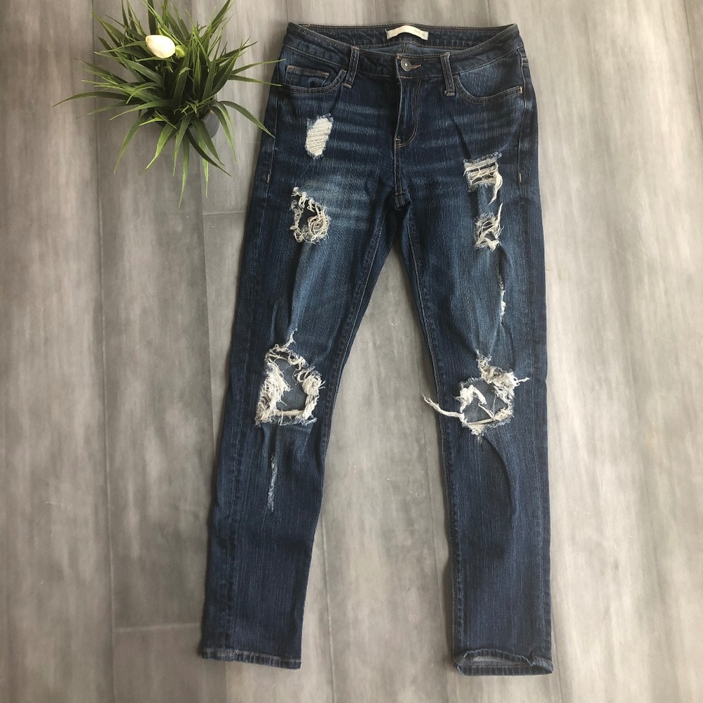 Daytrip Distressed Skinny Jean
